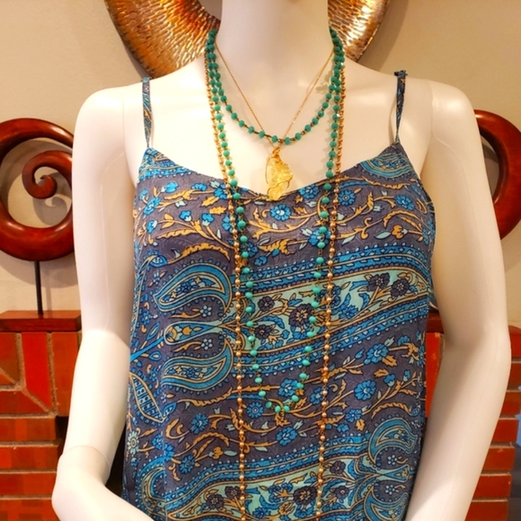 Karma Hwy Silky Hilo Shift Dress OS NWT - Picture 2 of 7